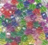 100 12mm Acrylic Transparent Star Mix